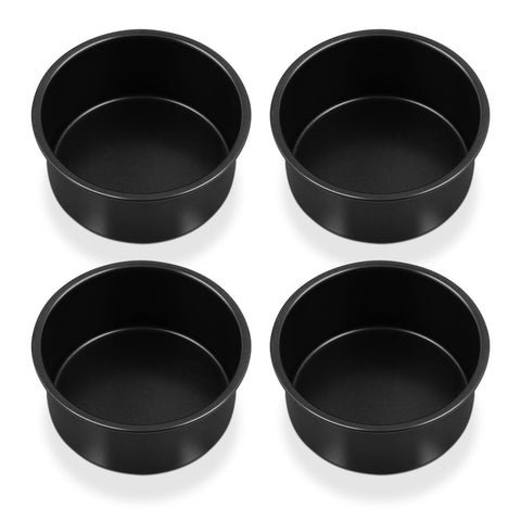 P&amp;P CHEF non-stick cake pan set 4-inch outer coating for easy release.