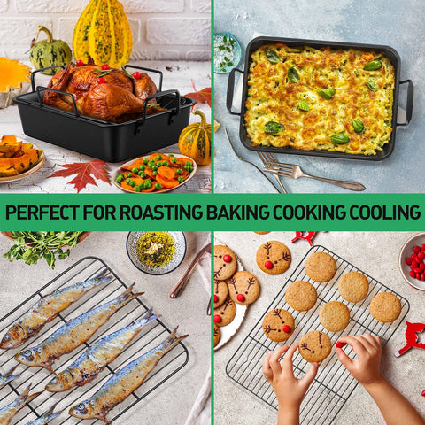 P&P CHEF nonstick coating close-up for simple cleaning and food release