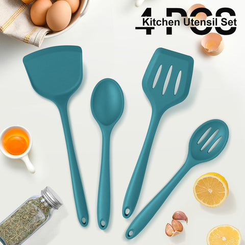 PP CHEF silicone utensils safe for non-stick cookware and easy cleaning