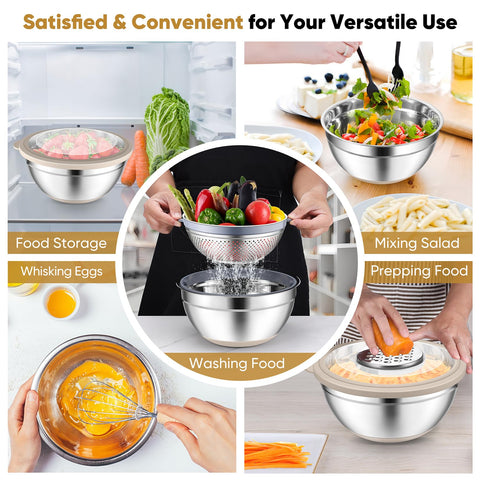 P&P CHEF see through airtight lid keeps contents visible and spill free.