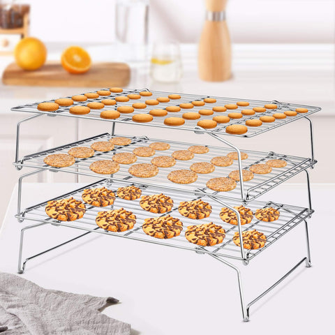 P&P CHEF smooth-edge welded rack with secure construction.