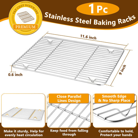 Stainless steel pan edge design by P&P CHEF reduces sticking
