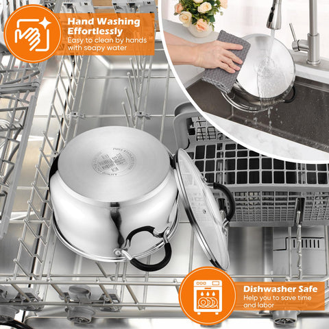 P&P CHEF glass lid closeup illustrating heat retention and visibility