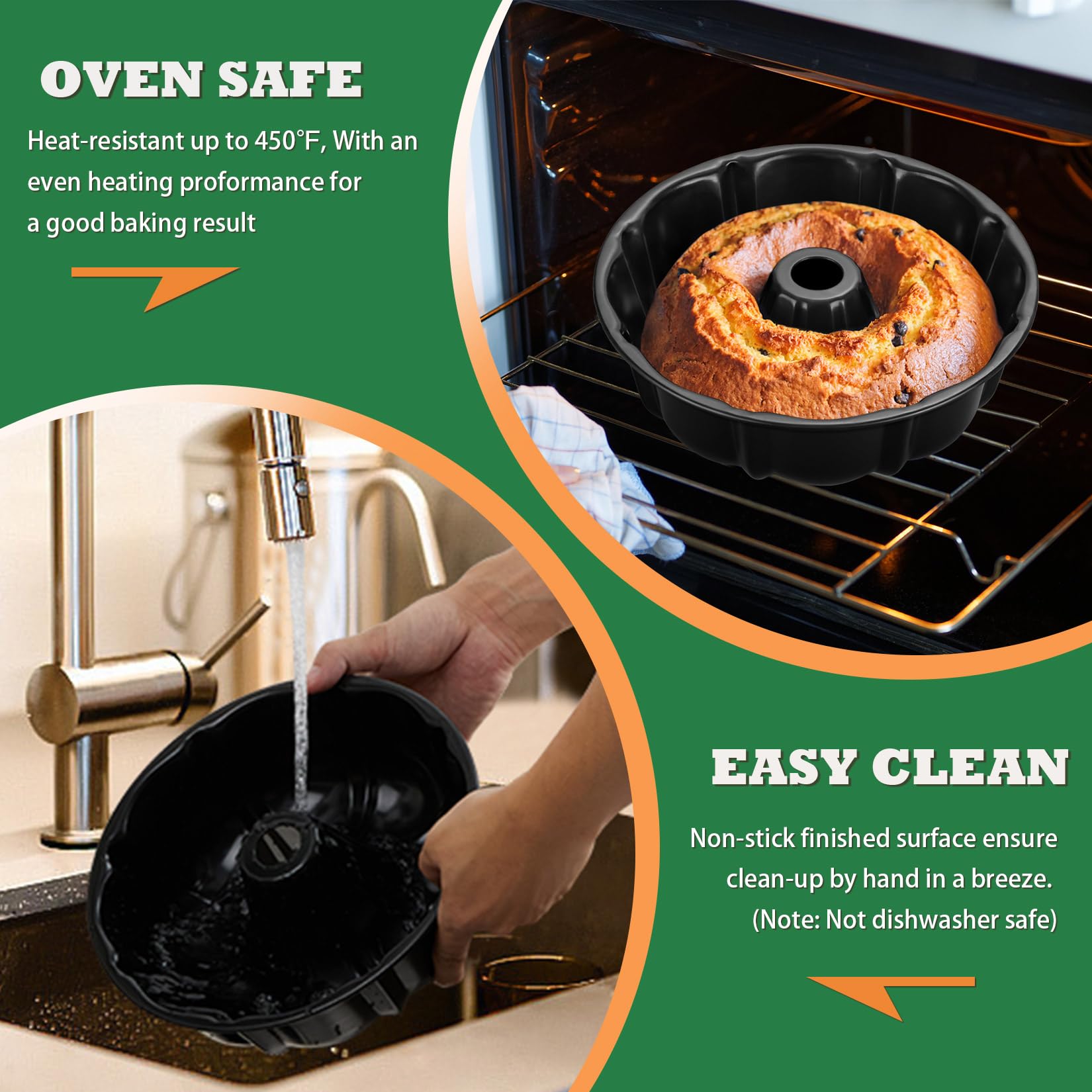 P&P CHEF versatile bakeware works for cakes, lasagna, and bread.