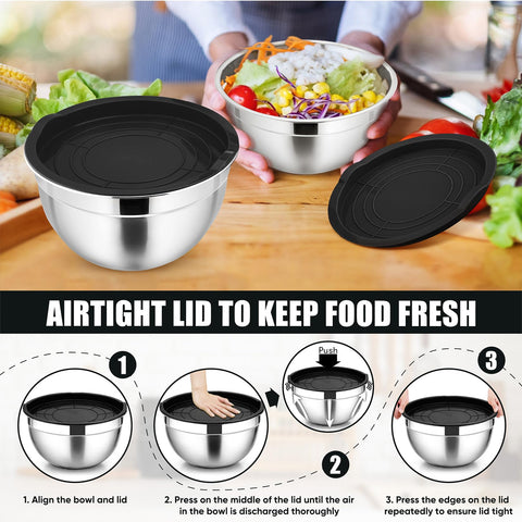 P&P CHEF lids require hand washing to preserve seal.