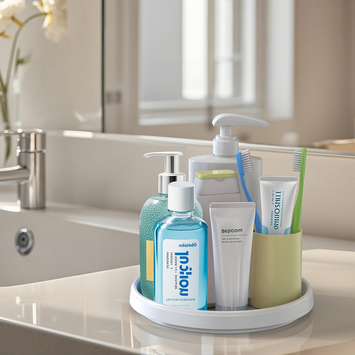 P PRETIRENO Vanity organizer suitable for makeup and cosmetics.