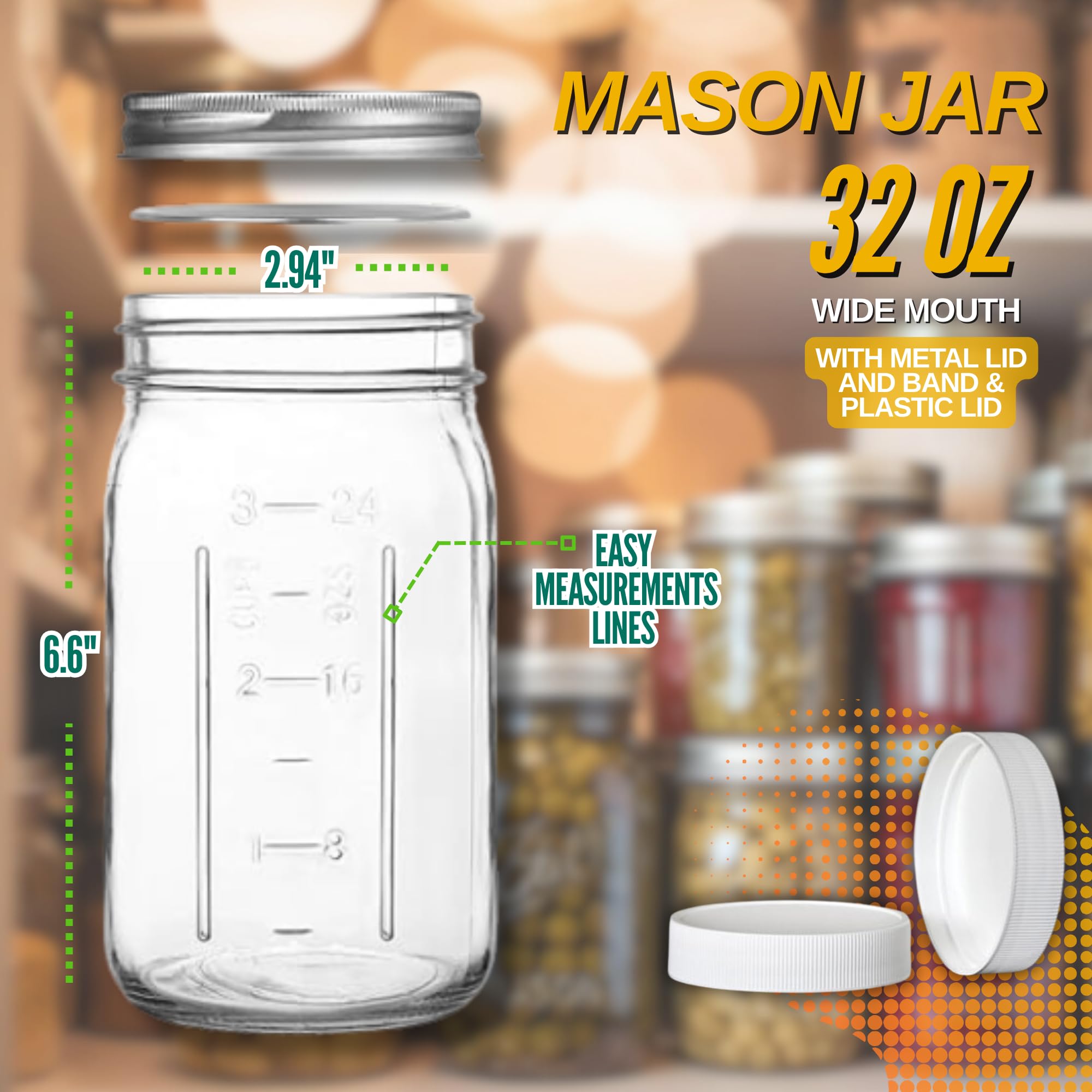 PR1M3 wide mouth jar safe for microwave reheating and dishwasher cleaning.