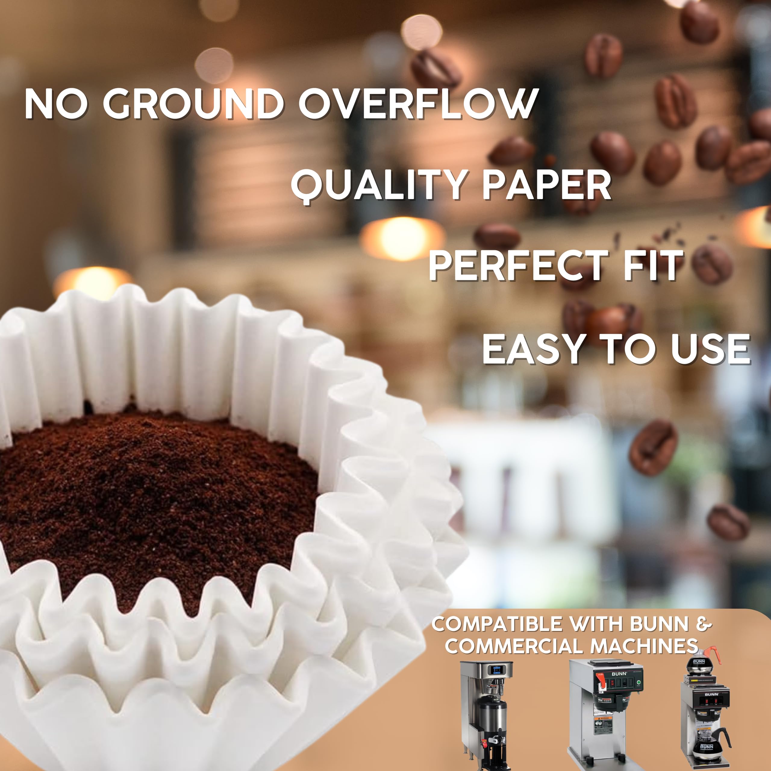 PR1M3 tall-sided filter design prevents overflow during brewing.