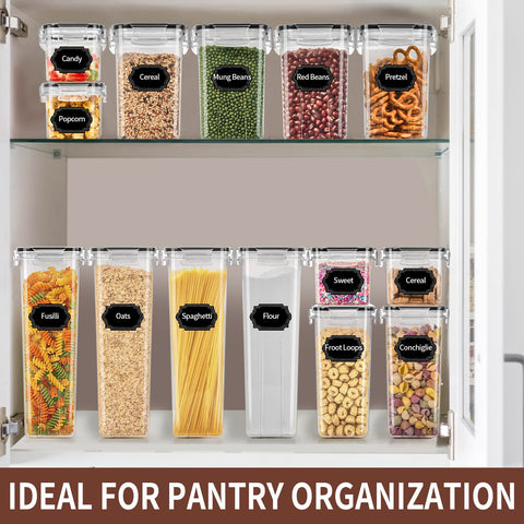 PRAKI labels and marker prevent pantry ingredient mix-ups.