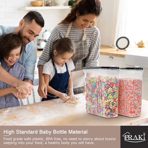 PRAKI pantry organization containers fit shelves neatly