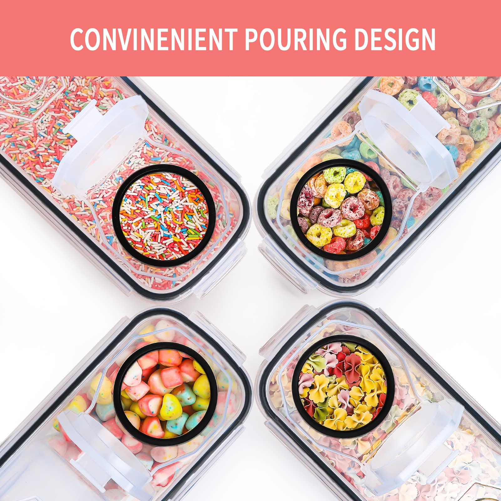 Silicone seal on PRAKI pour spout enhances airtight and watertight performance