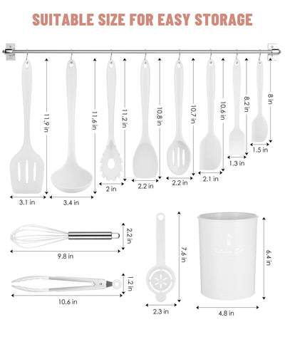 Pranski silicone pasta fork ideal for serving pasta while protecting nonstick surfaces