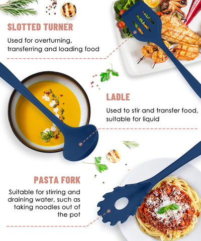 Pranski slotted turner protects nonstick surfaces during sautéing.