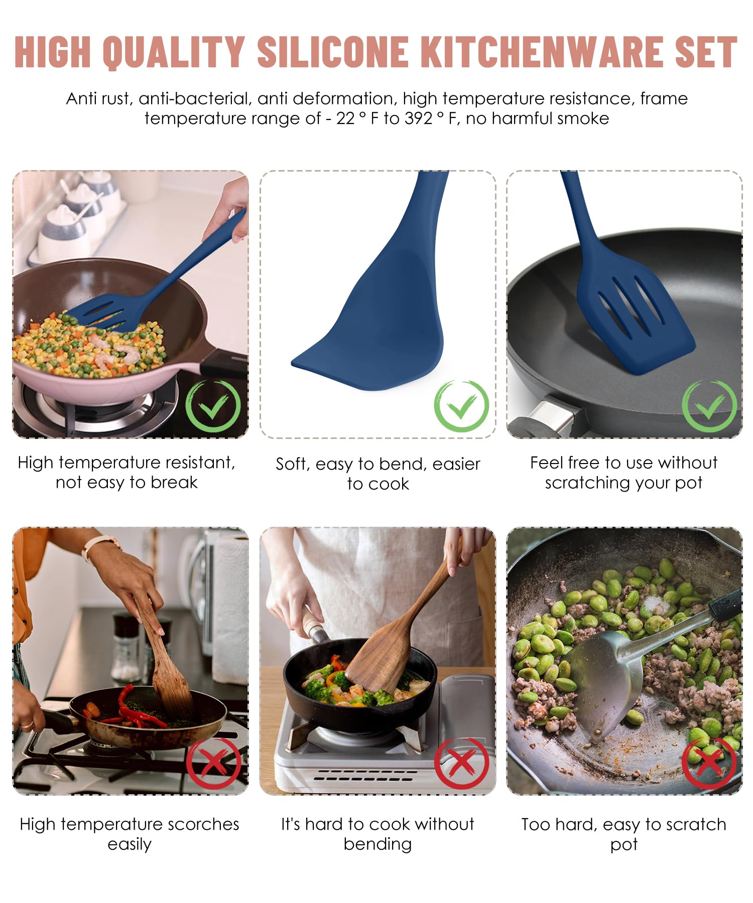 Pranski spoonula for versatile mixing and scraping in bowls.