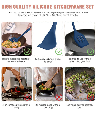 Pranski spoonula for versatile mixing and scraping in bowls.