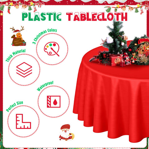 Preboun Christmas tablecloth in green and gold adds warmth for weddings.