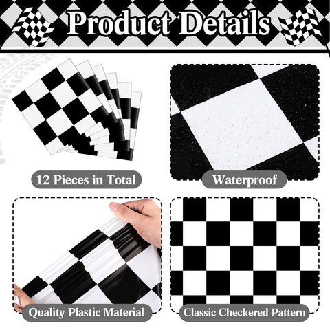 Preboun racing theme party decor set for festive table styling