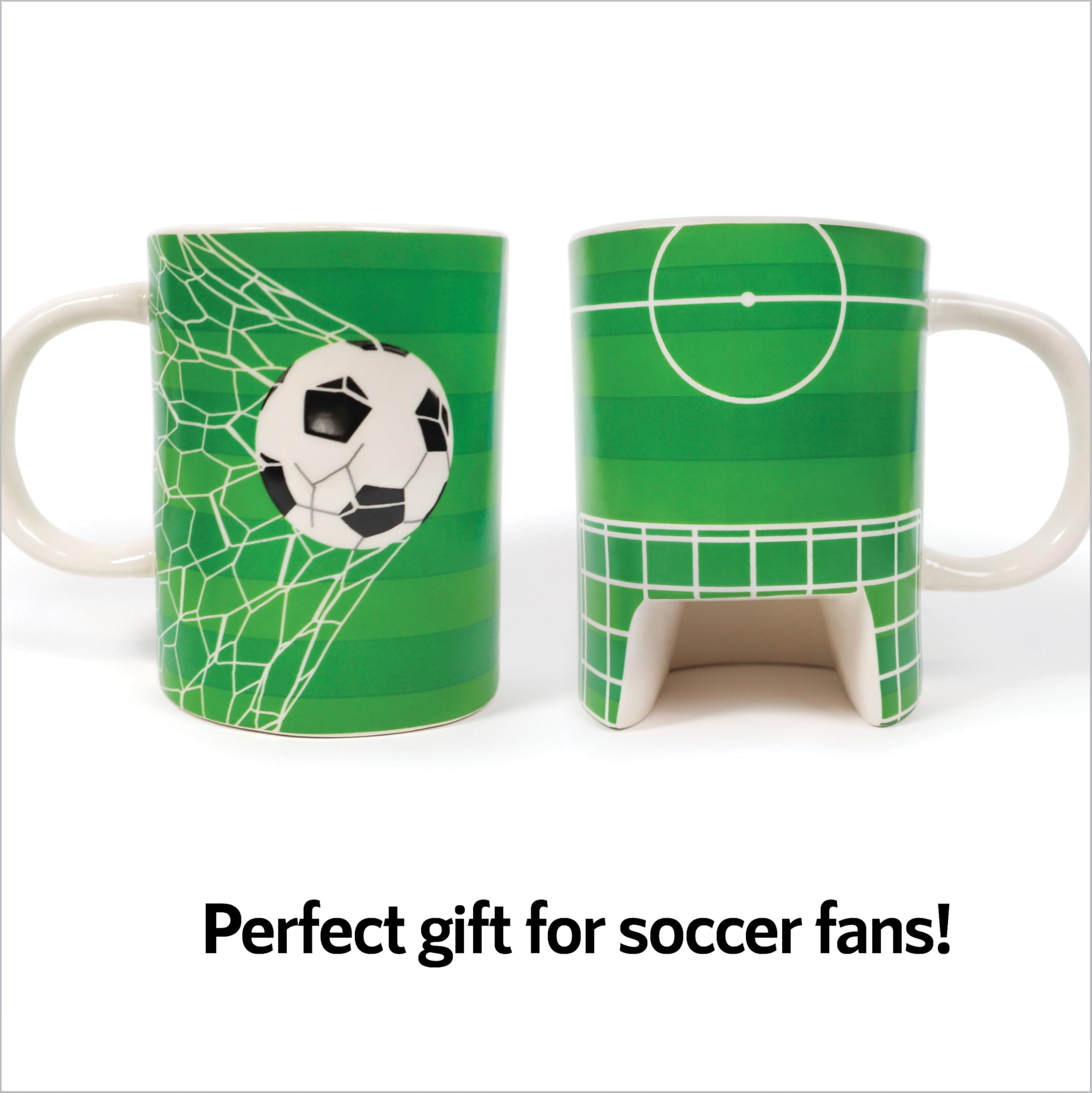 Premium Innovations Soccer Mug mini soccer ball included, perfect desk decor and gifting
