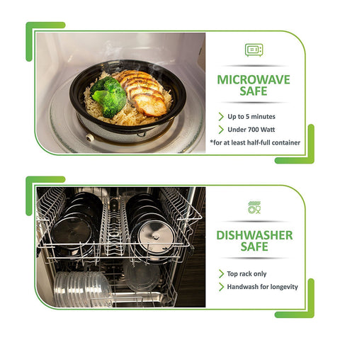 Prep Naturals freezer-safe containers keep meals safe in cold storage.