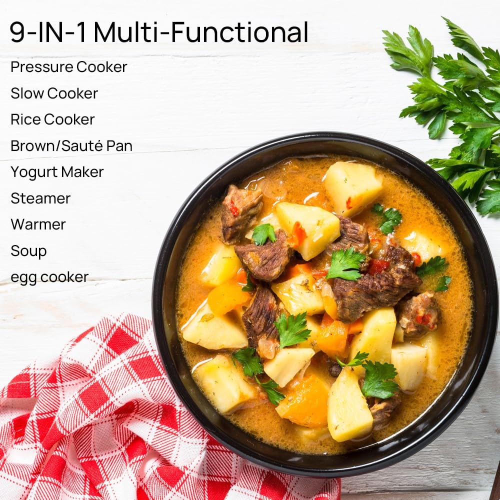 PrepAmeal 6-quart non-stick inner pot ready for meals