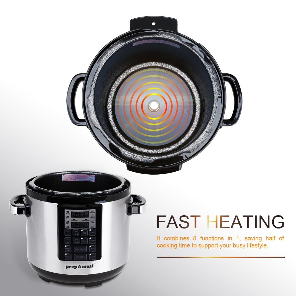 PrepAmeal yogurt maker and steamer function for fresh meals
