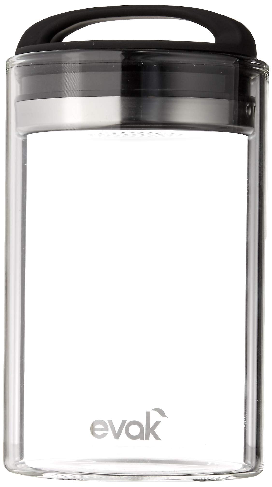 Prepara Evak Fresh Saver glass container demonstrates airtight design for extended freshness.
