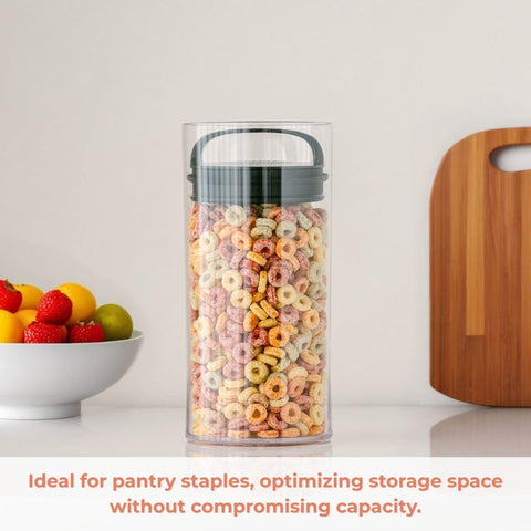 Prepara Evak Fresh Saver transparent bottle body allows quick freshness checks.