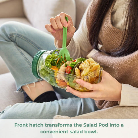 Prepara The Original Salad Pod holds four and a half cups for generous portions