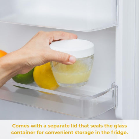 Prepara citrus juicer angled for efficient juicing output