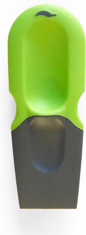 Prepara Thumb Scraper set in green and gray with ergonomic edge cleaning.