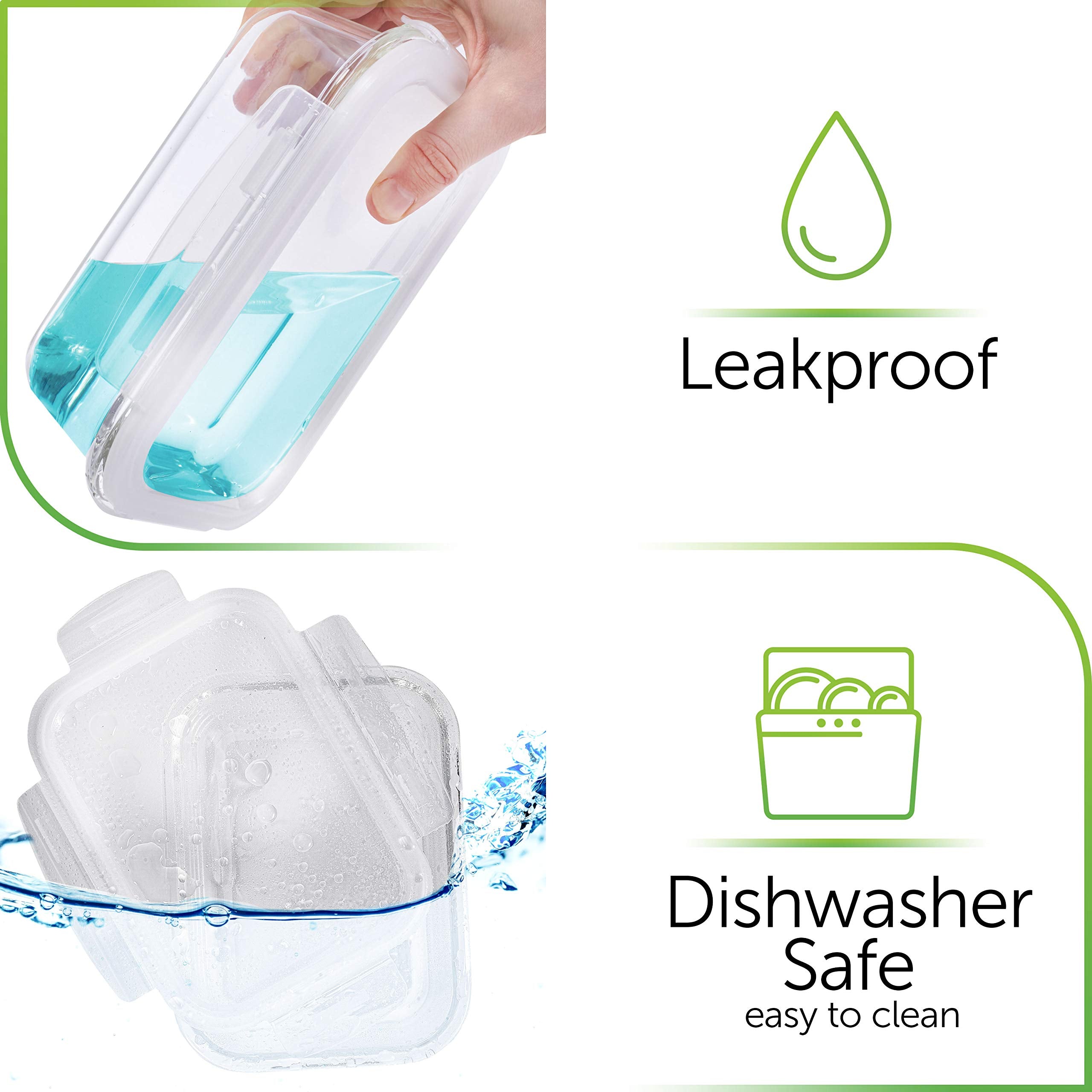 PrepNaturals dishwasher-safe containers simplify cleanup after meals.