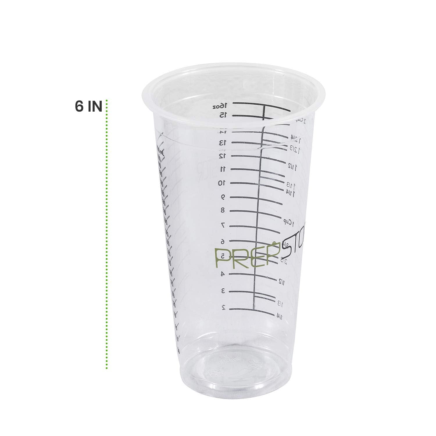 PrepStor crystal-clear walls show color and consistency clearly