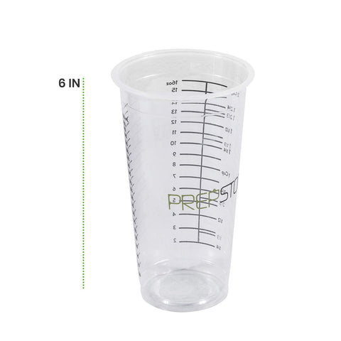 PrepStor crystal-clear walls show color and consistency clearly