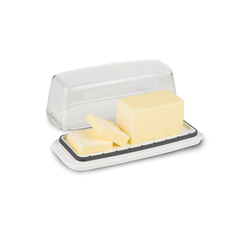 PREPWORKS ProKeeper Butter Container with airtight seal and visible butter level.