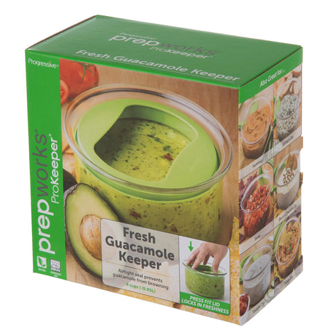 Four-cup capacity PREPWORKS ProKeeper ideal for multiple avocados.