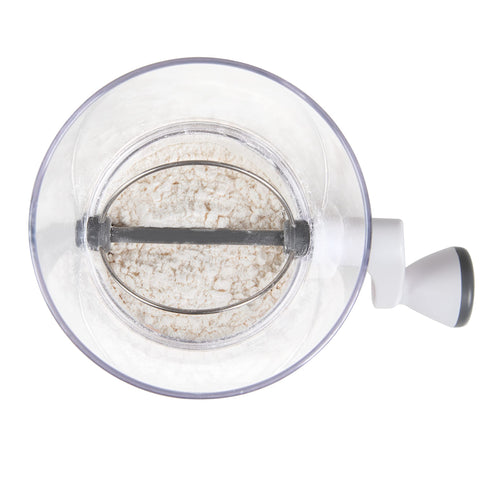 PrepWorks Quick Sifter showing 2-cup capacity for small batches