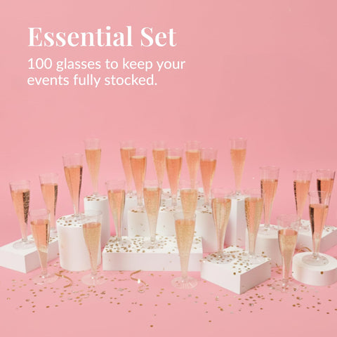 Prestee champagne flutes in action for mimosas and cocktails at celebrations.