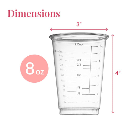 Prestee epoxy resin measuring cups designed for single-use reliability.