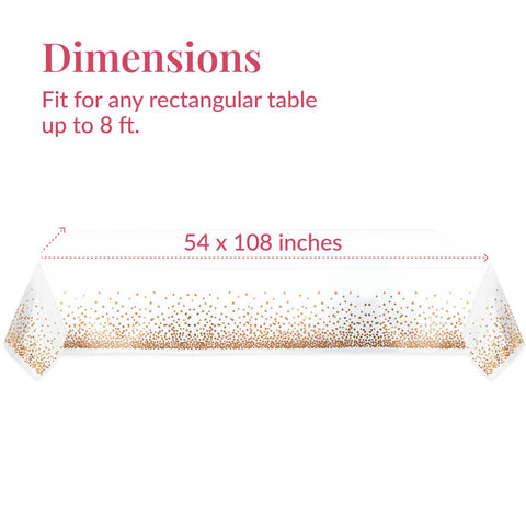 Prestee heavy-duty waterproof tablecloth protecting a table during an event