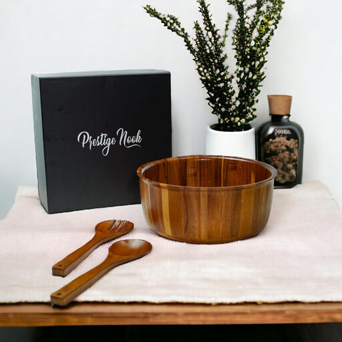 Prestige Nook family-friendly serving setup for salads and fruit at gatherings.