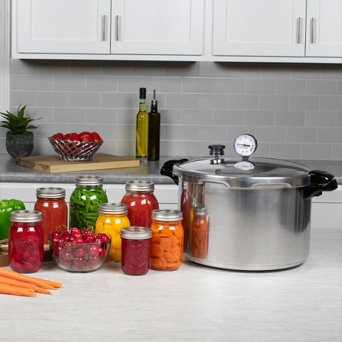 Shiny aluminum body highlights fast, even heating and durability.
