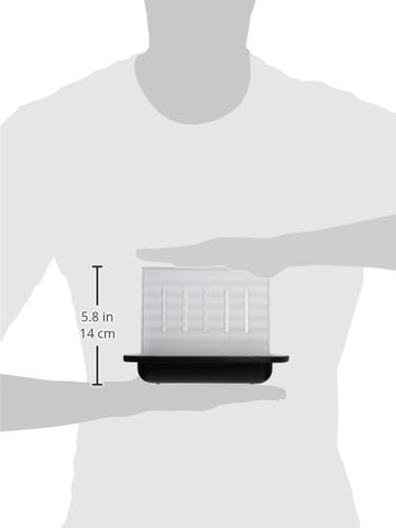 Presto bacon cooker being rinsed; fully immersible and dishwasher safe.