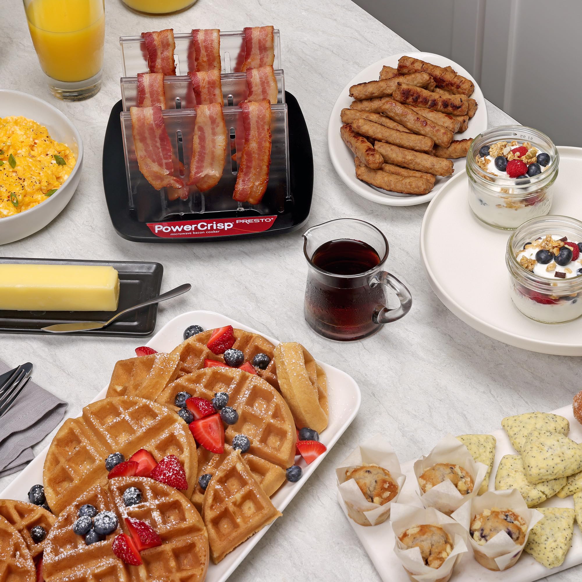 Presto bacon cooker delivers easy cleanup after quick breakfasts.