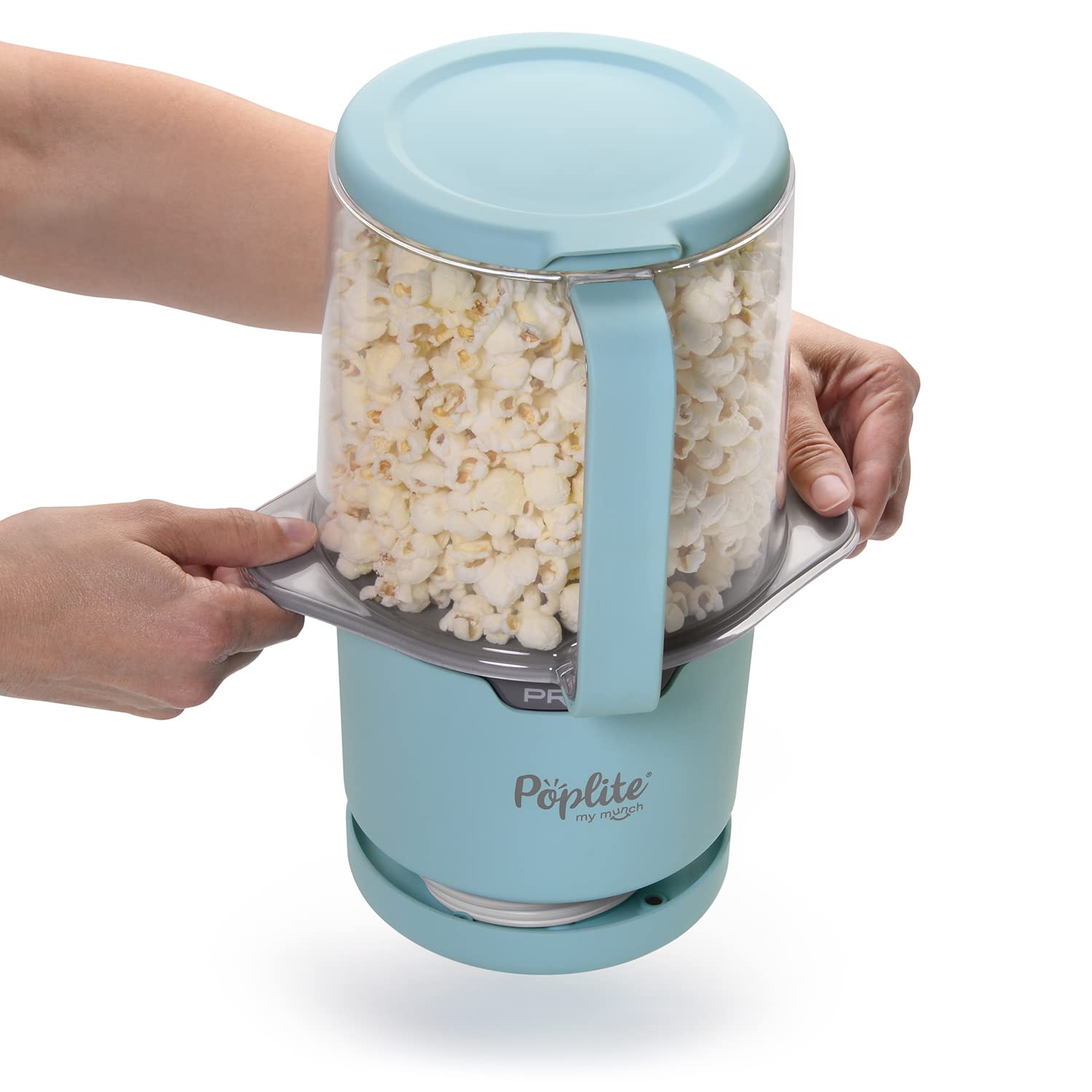 Presto PopLite My Munch base wipe-clean feature supports quick cleanup