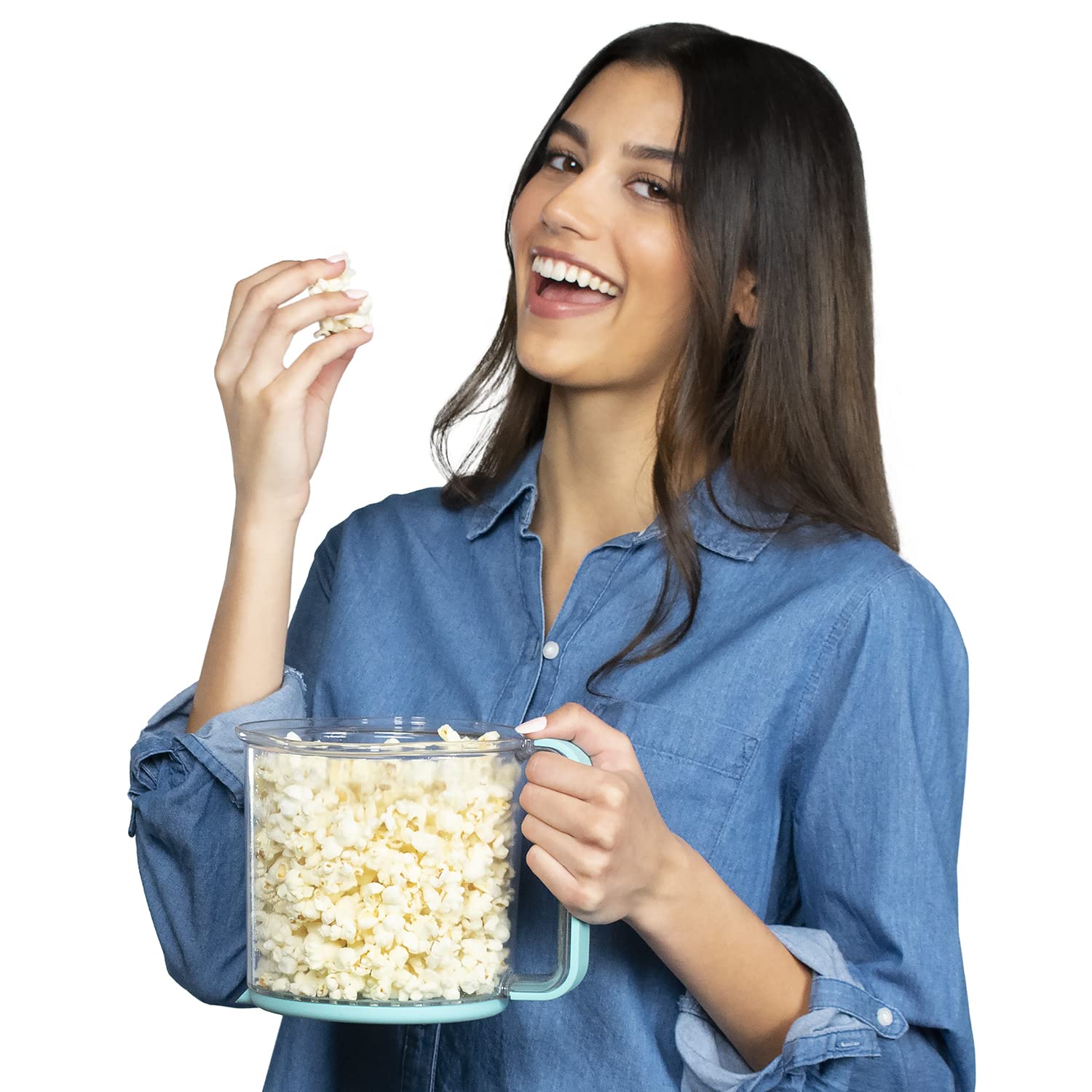 Presto PopLite My Munch no-oil snack scene emphasizes healthier option