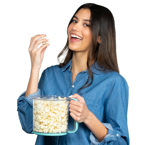 Presto PopLite My Munch no-oil snack scene emphasizes healthier option