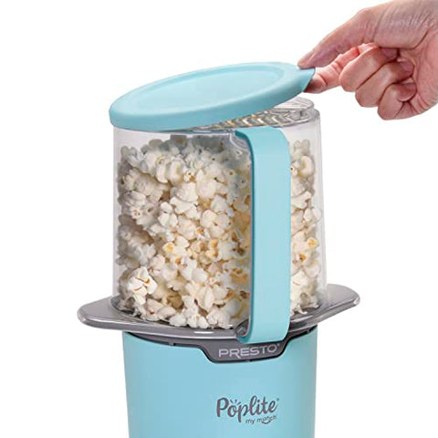 Presto PopLite My Munch serving bowl with lid shown for easy serving