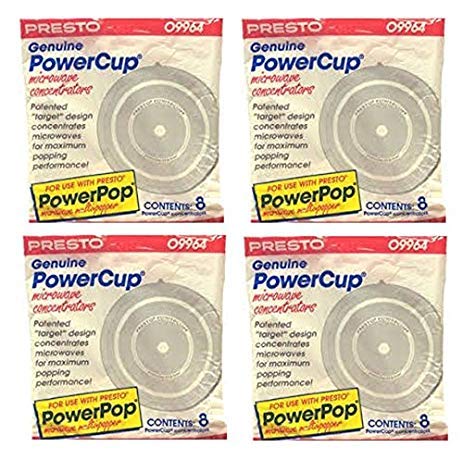 Presto PowerPop microwave popcorn popper concentrator for even popping and easy cleanup