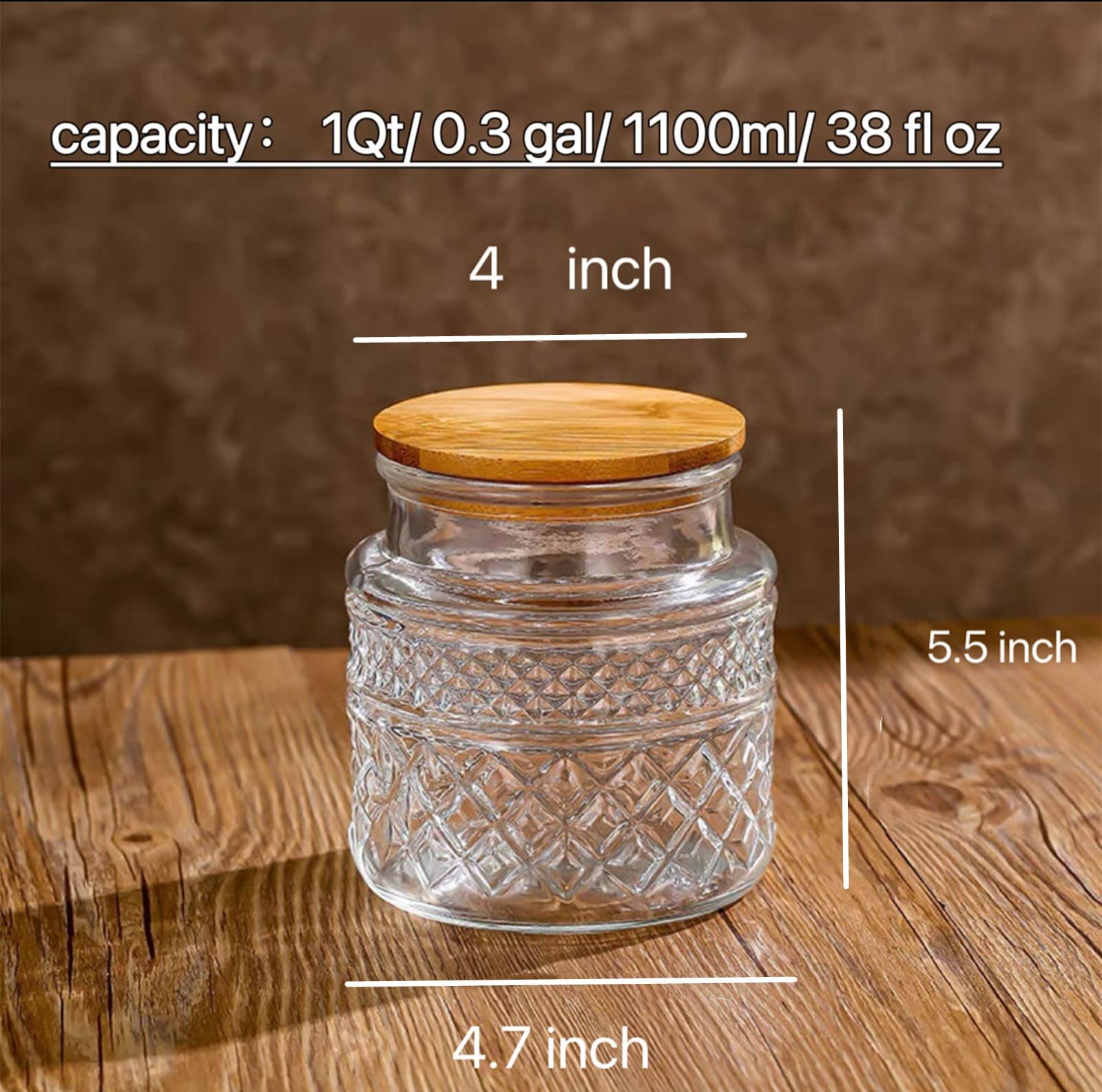 Prettidecor decorative kitchen jar enhances aesthetics while remaining practical.
