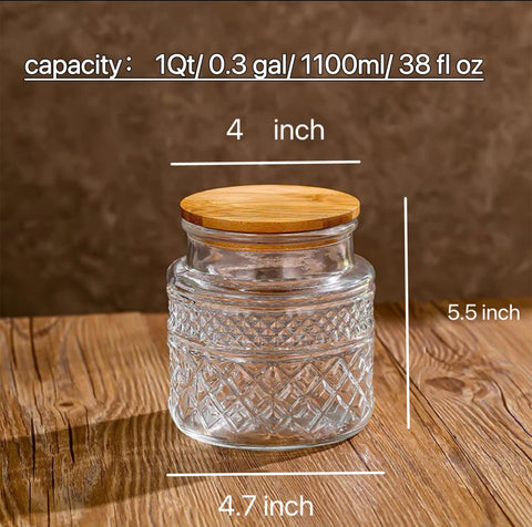 Prettidecor decorative kitchen jar enhances aesthetics while remaining practical.